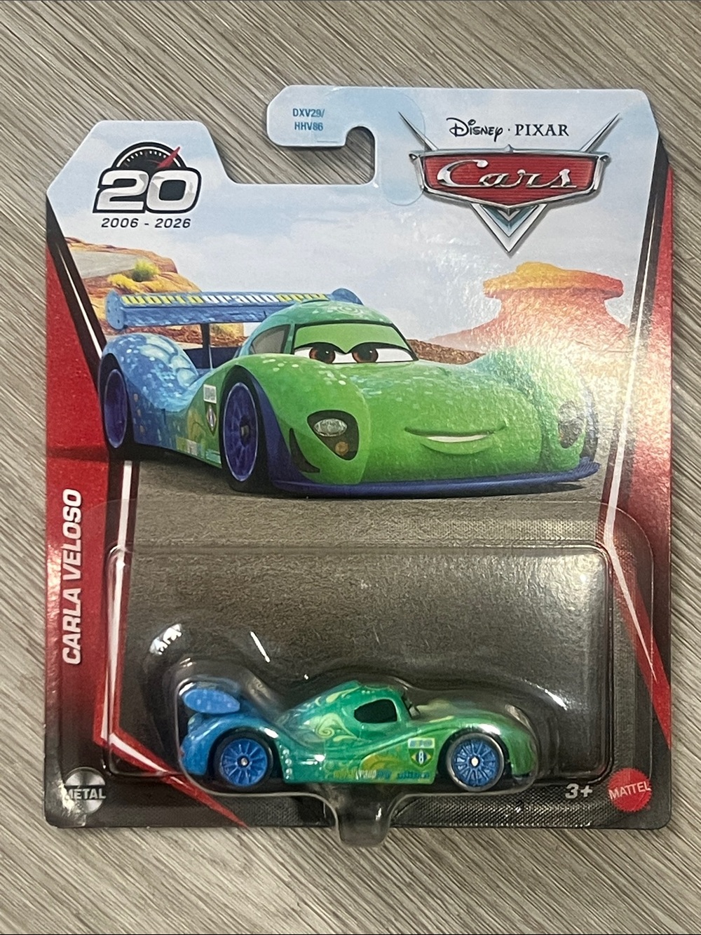 Cars Carla Veloso Green & Blue Die-Cast - Pixar - Disney